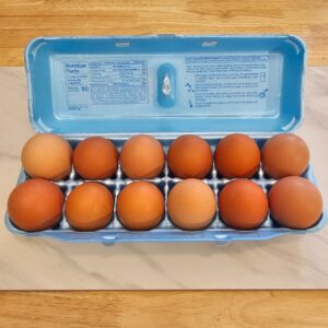 Jumbo Organic Pasture Raised Eggs (1 Dozen)