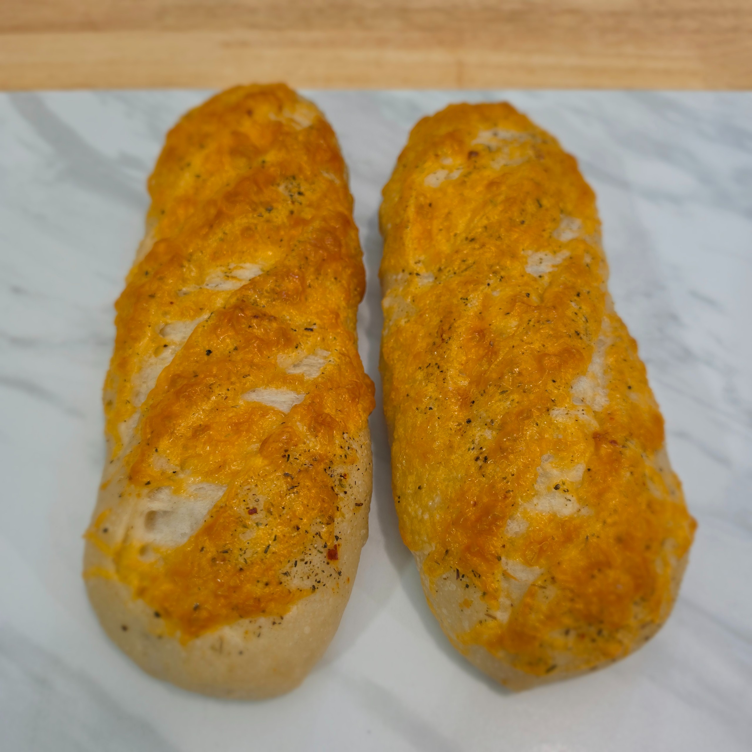 Sourdough Italian Herbs & Cheese Sub Buns